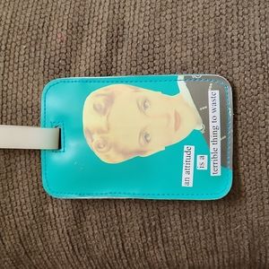 Luggage Bag Tag !!! Attitude Vintage Look Teal by Anne Taintor